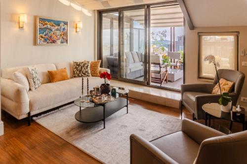 Zona de estar de Cheya Deluxe Residence Nisantasi Istanbul City Center