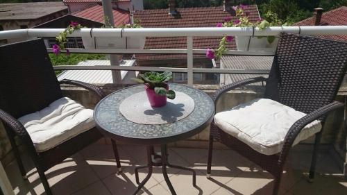 Μπαλκόνι ή βεράντα στο Apartments Thea