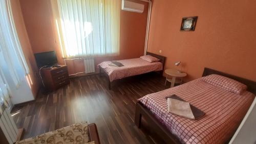 Кровать или кровати в номере Apartment in Zentrum Skandi