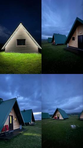 El edificio en el que está el chalet de montaña