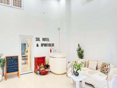Χώρος καθιστικού στο Sol Hotel & Apartment Phú Mỹ