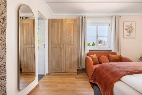 Χώρος καθιστικού στο Hotel Schlossblick Chiemsee