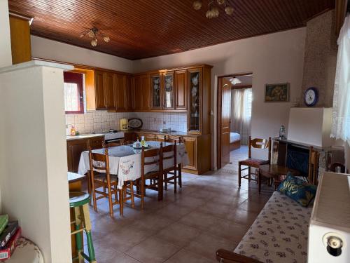 Kuchyň nebo kuchyňský kout v ubytování Andreas House
