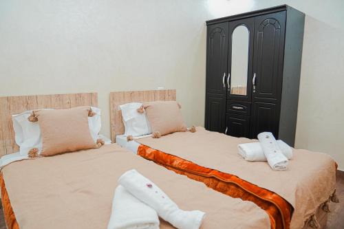 Postel nebo postele na pokoji v ubytování Maison d'hôte IGRANE