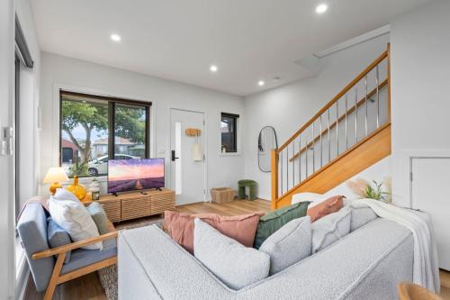 Et opholdsområde på The Boutique Townhouse