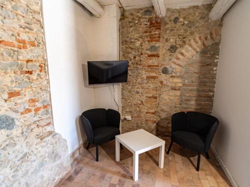 TV a/nebo společenská místnost v ubytování B&B Italia Rende