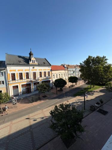 Byt v centre mesta s výhľadom na pešiu zónu