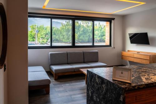 Nimue Marina Residenceにあるテレビまたはエンターテインメントセンター