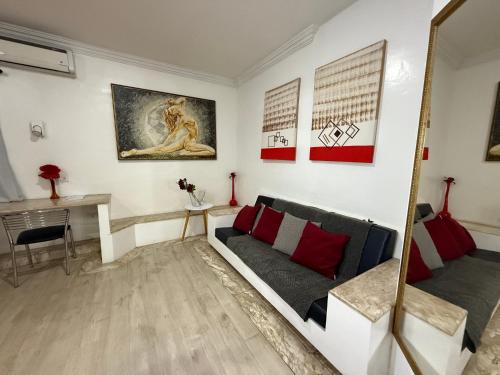 Posezení v ubytování Pluma Hotel Cidade