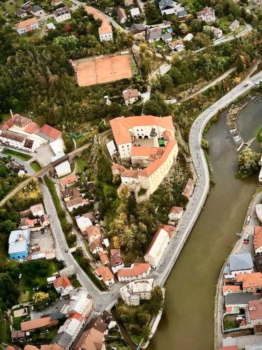 Άποψη από ψηλά του Hacienda Ledeč-SaFiR, Sázava Fit Relax