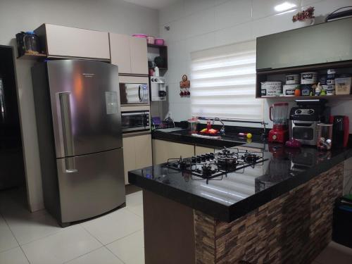 Kuchyň nebo kuchyňský kout v ubytování Casa Fernandes