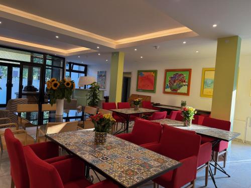 Coin salon dans l'établissement Hotel Dada Art Berlin 2-Bettzimmer