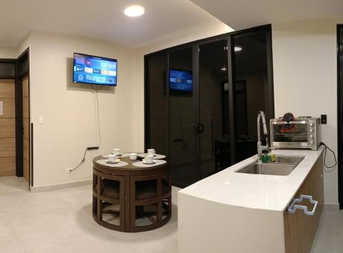 Virtuvė arba virtuvėlė apgyvendinimo įstaigoje JP Rentals