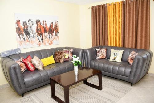 Χώρος καθιστικού στο Ace full-furnished in Kitale 360 luxury