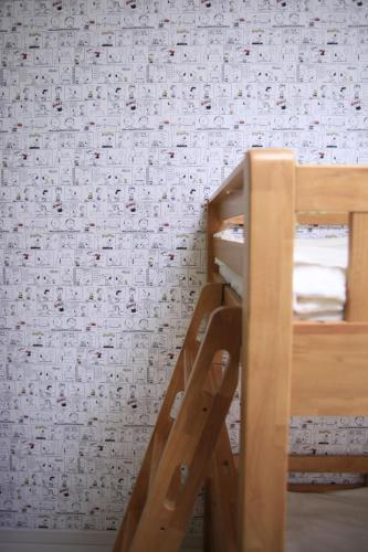 Guesthouse Yaggy 壱にある二段ベッド