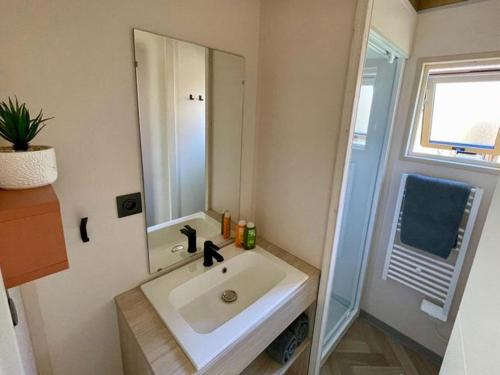 Ένα μπάνιο στο Chalet 3 pièces avec terrasse à Coulon - API-1-52-669