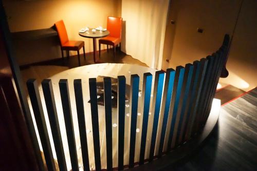 Ein Sitzbereich in der Unterkunft Hotel Incontro