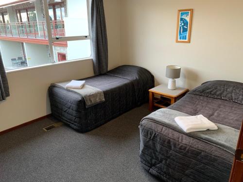 Un ou plusieurs lits dans un hébergement de l'établissement Red Tussock Motel