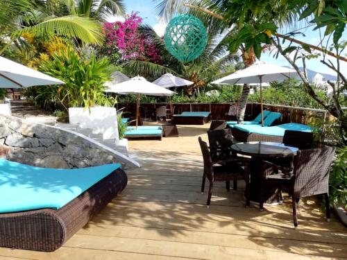 Bliss Boutique Hotel Seychellesにある庭