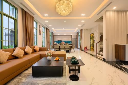 Гостиная зона в Elyday Villa - Bai Khem Beach, Phu Quoc