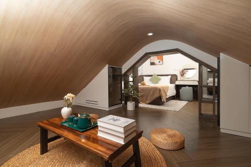 Кровать или кровати в номере Elyday Villa - Bai Khem Beach, Phu Quoc