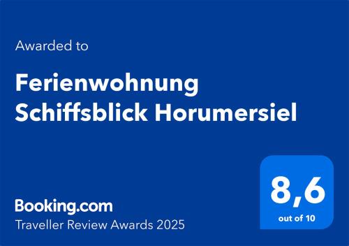 a screenshot of a cell phone with the text returningcliffecliffe homestead istg at Ferienwohnung Schiffsblick Horumersiel in Wangerland