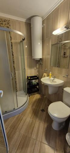 Bilik mandi di Apartment Sofia Macon Residence Sveti Vlas