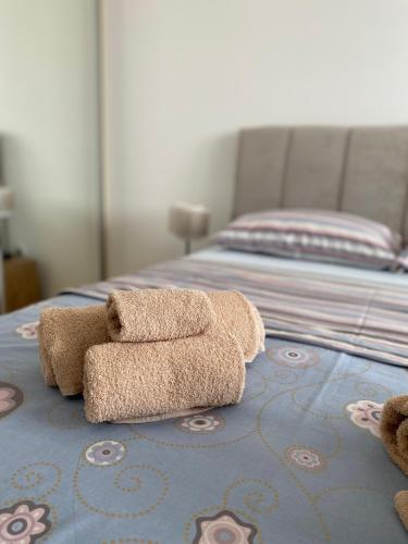 Postel nebo postele na pokoji v ubytování Apartman Urban Panorama