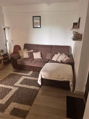 Кровать или кровати в номере Apartament 3 camere