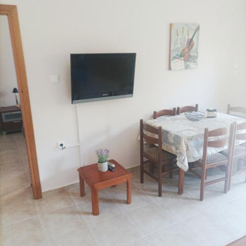 TV a/nebo společenská místnost v ubytování GH AXD quiet apartment with yard