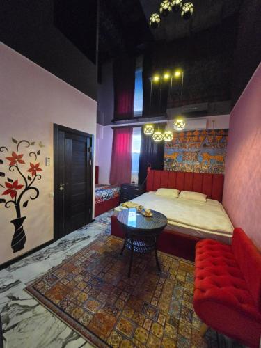Zona de estar de Lada's Hotel of Sun