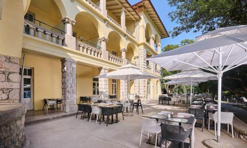 Balkón nebo terasa v ubytování Aminess Vival Lišanj Family Hotel