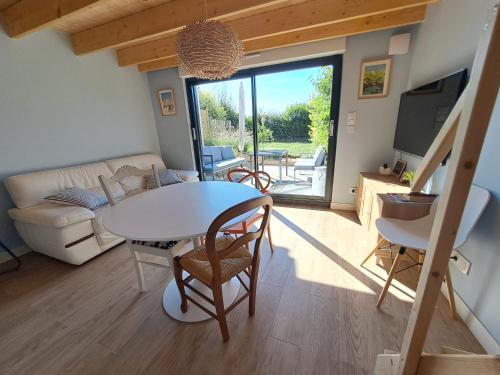 Χώρος καθιστικού στο Logement à la campagne à 20min de l'océan