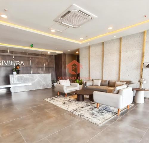 Posezení v ubytování Newly 3BR Meikarta Apt