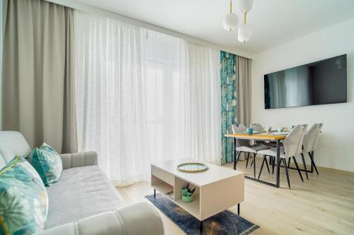 ANNA apartament 2-pok 350m od plaży! parking Netflix