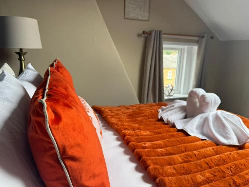 Ένα ή περισσότερα κρεβάτια σε δωμάτιο στο Brinkburn House Beautiful Sleeps 8 Home
