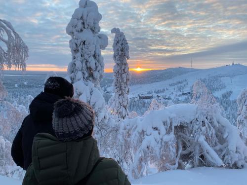 Το Villa Tykkylä Ruka - ski, nature & peace, sauna, fast wifi τον χειμώνα