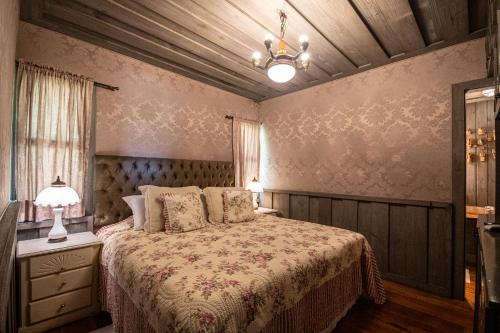 Postel nebo postele na pokoji v ubytování Chateau La Villette