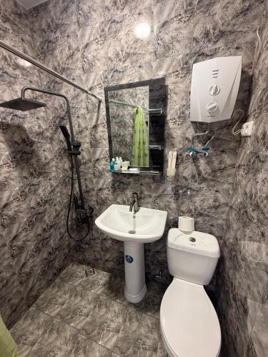 Et badeværelse på Green Home