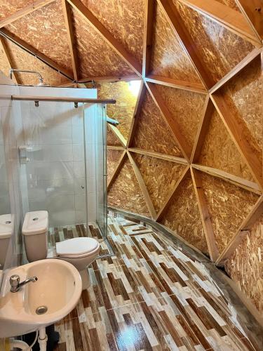 Koupelna v ubytování Hotel Zensi 420