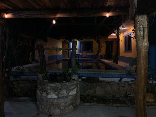 Der Swimmingpool an oder in der Nähe von Hotel Kinich Ahau