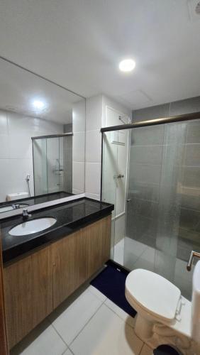 Et badeværelse på Flat Mana Muro Alto