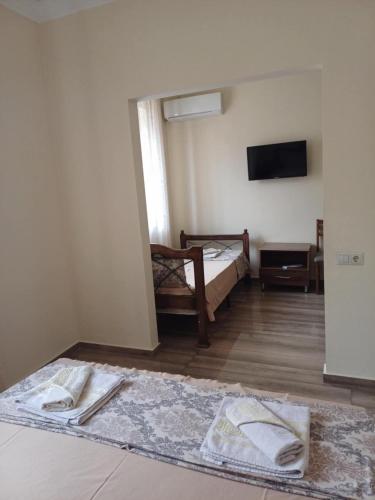Katil atau katil-katil dalam bilik di Hotel Amaras