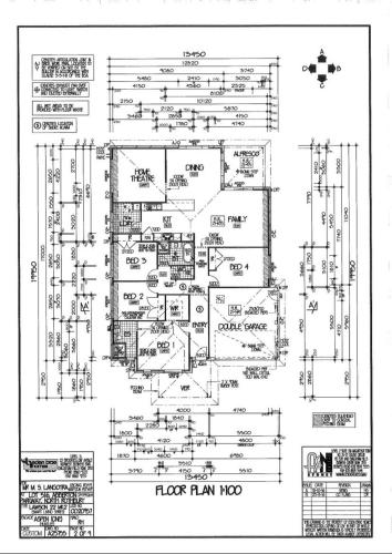 a drawing of a floor plan of a house at Holiday Home in Branxton