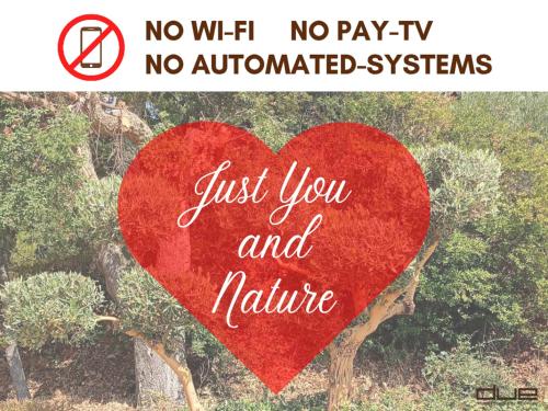 a red heart with the words no will no pay vi no automated systems at Due Esperienza Panoramica in Lamezia Terme