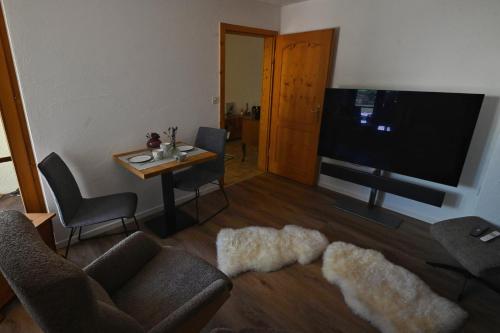 TV a/nebo společenská místnost v ubytování B&B Casa Solaris