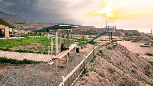 Landskap semula jadi dekat dengan perkhemahan ini