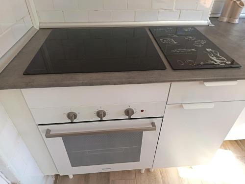 セーにあるPiso Buenos Airesのキッチン(コンロ付)