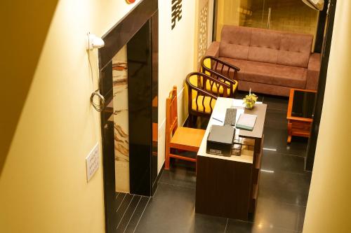 Un lugar para sentarse en Hajiyar Residency