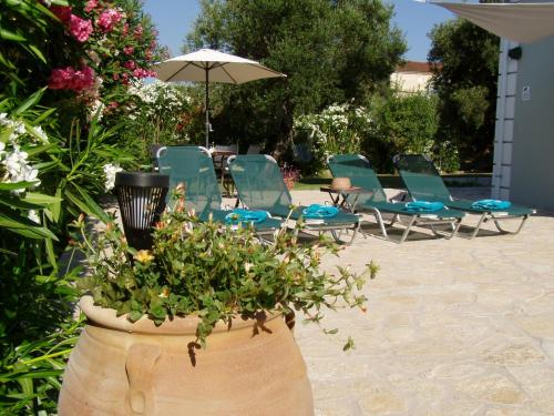 Κήπος έξω από το Villa Gecko, Arillas